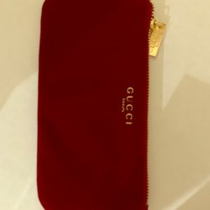 Gucci velvet pouch